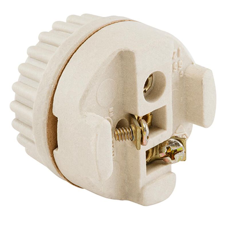 Portal&aacute;mpara de porcelana para anuncio con casq... image number null