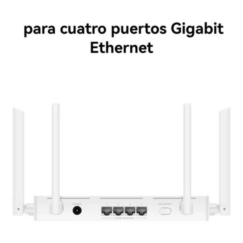Router inal&aacute;mbrico Huawei WiFi AX1 WS5203 - Bla... image number null