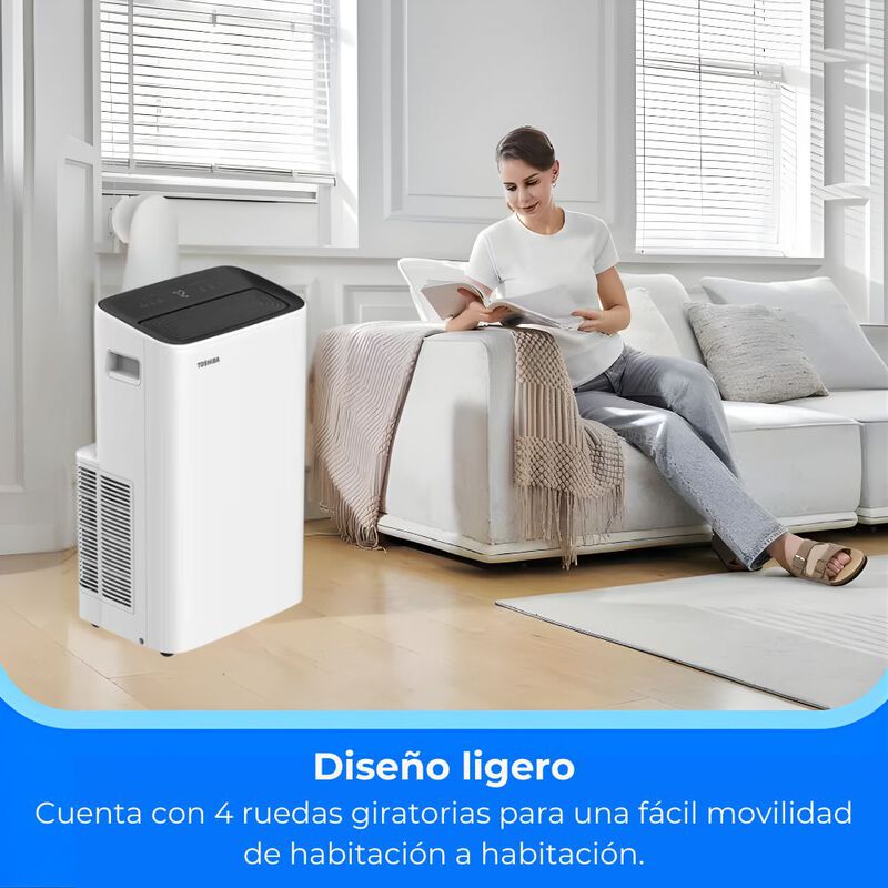 Aire Acondicionado Port&aacute;til Toshiba Led Smart 8... image number null