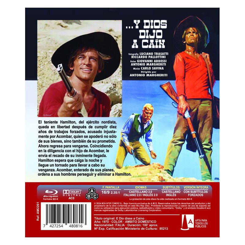 Y Dios Dijo A Ca&iacute;n [dvd] (1970) E Dio Disse A C... image number null