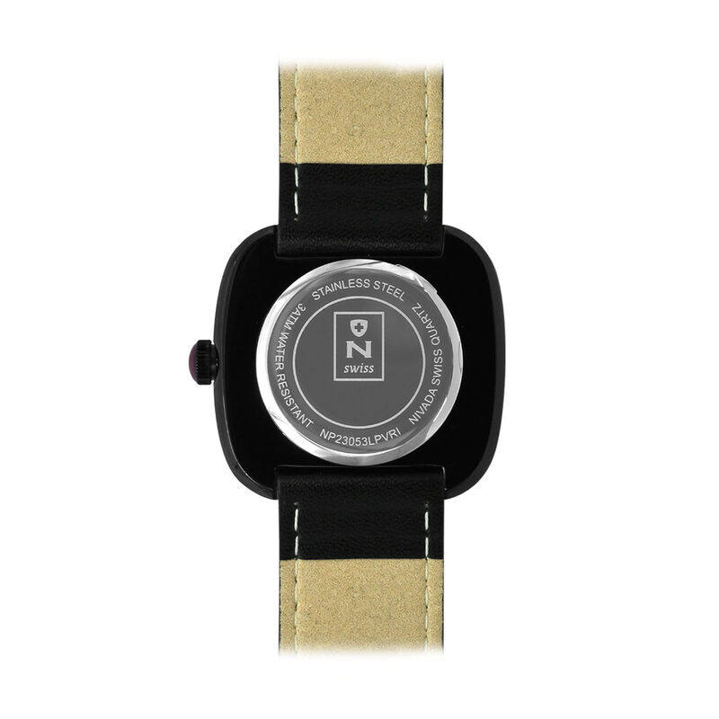 Reloj Nivada Fashion  Dama Pvd/Piel Carat Roja ... image number null