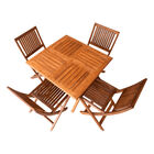Comedor Cuadrado Modelo Jardín 4 personas - Rústico Tratable