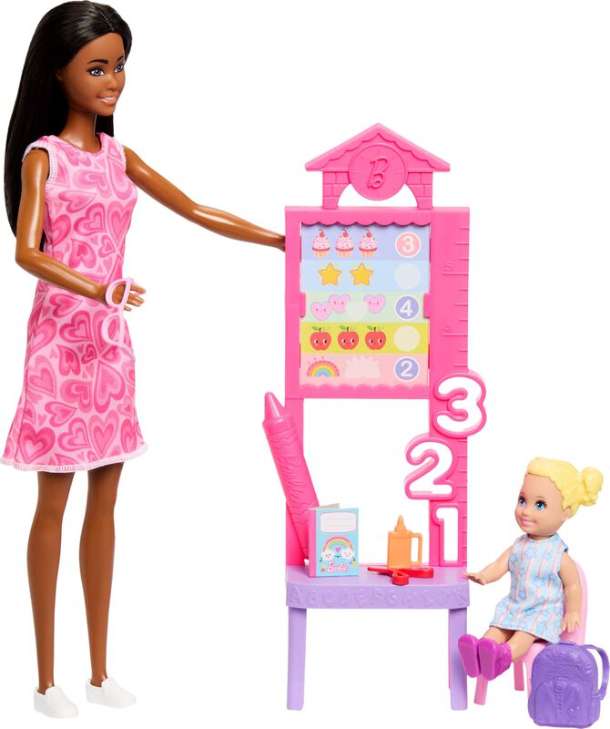 Mu&ntilde;eca Barbie Profesora Con Accesorios Para Ni&ntilde;... image number null