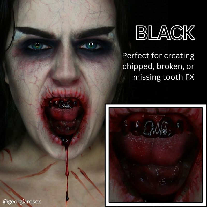 Pintura Dental Mehron Makeup Tooth Fx Negra, 4 ... image number null