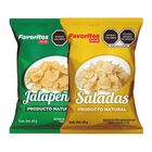 Papas Favoritos Sal 170g + Papas Favoritos Jalape&ntilde;