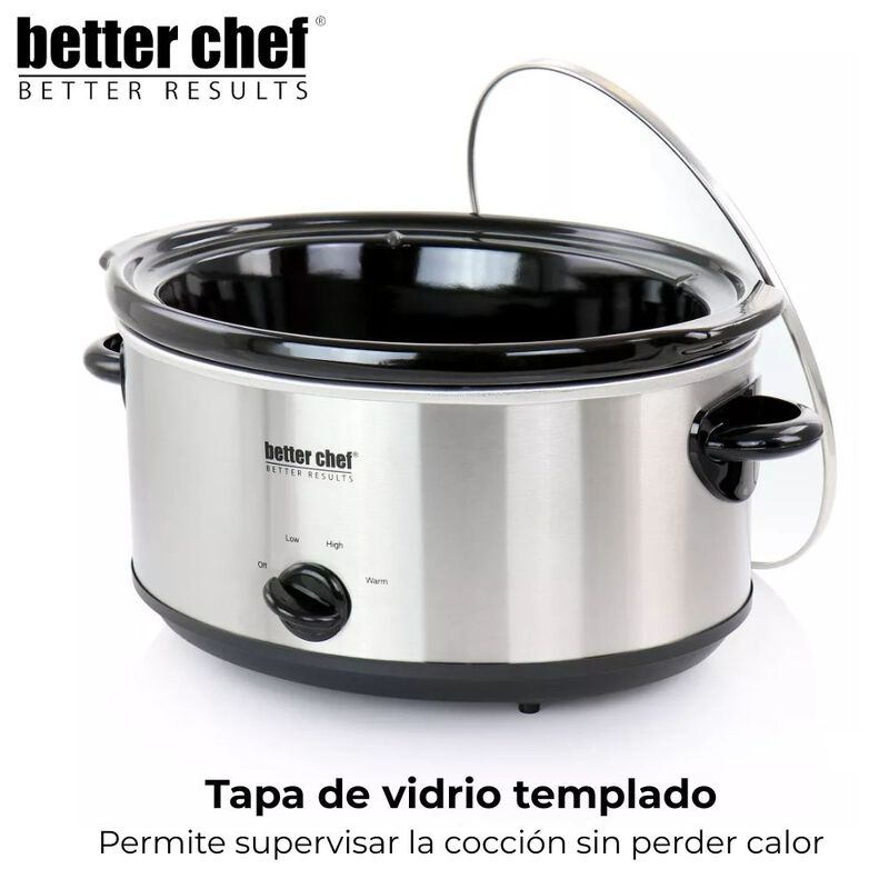Olla El&eacute;ctrica De Lenta Cocci&oacute;n Better Chef De ... image number null