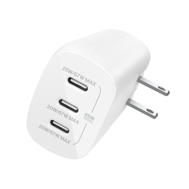 Cargador Belkin de Pared 3 Puertos USB-C Blanco image number null