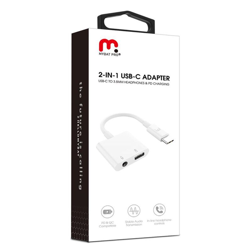 Cable MYBAT adaptador de USB C a Audio Jack 3.5... image number null