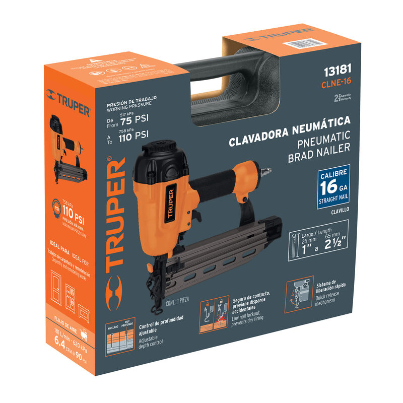 Clavadora Neum&aacute;tica Profesional Calibre 16 Trup... image number null