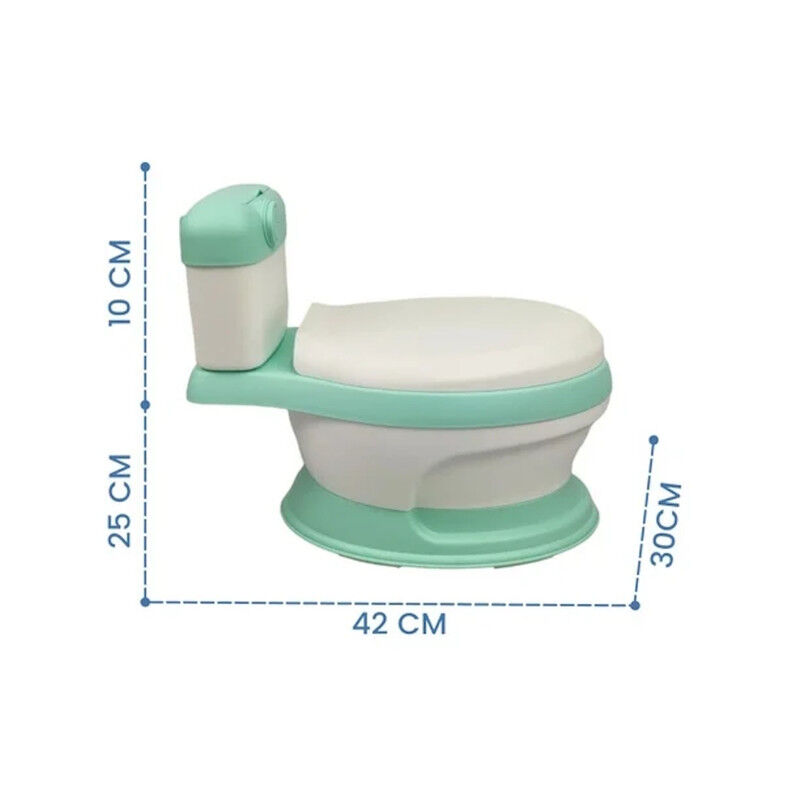 Ba&ntilde;o Entrenador Verde Acojinado Con Sonido Y An... image number null