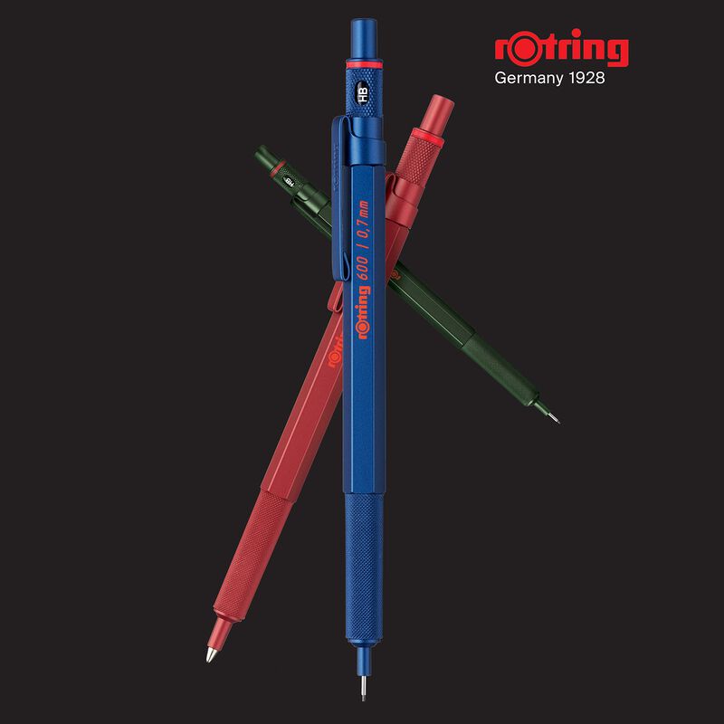 L&aacute;piz Mec&aacute;nico Rotring 600 Hb Con Cuerpo Totalm... image number null