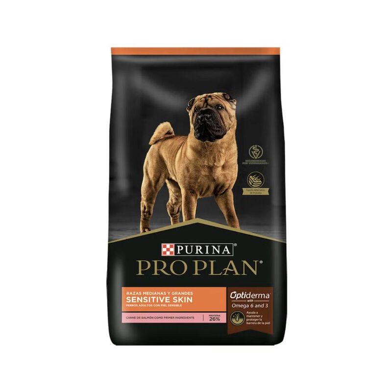 Pro Plan Sensitive Skin Adulto Razas Medianas Y... image number null