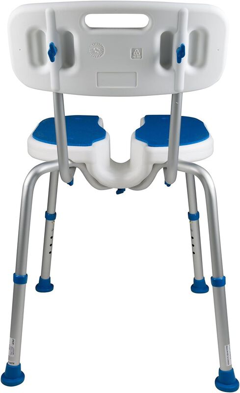 Banco Silla Para Ducha Con Apertura Higiénica K... image number null