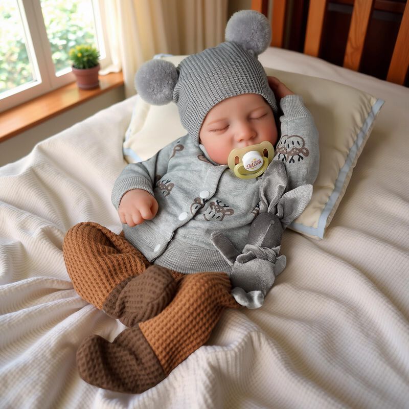 Mu&ntilde;eca Reborn Adfo Realistic Boy De 50 Cm Con A... image number null