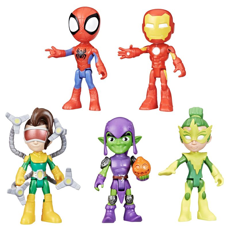 Set De Figuras De Acci&oacute;n Spidey Y Sus Incre&iacute;ble... image number null
