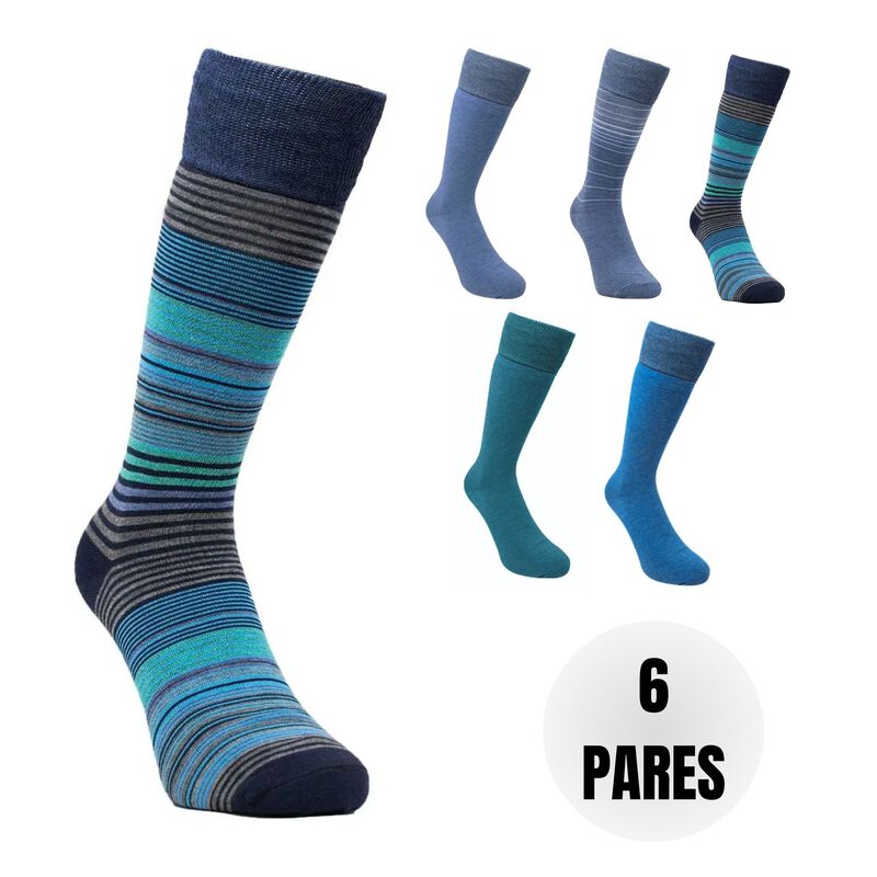 Fruit of the Loom 6 Pares de Calcetines para Ho... image number null