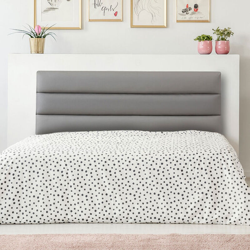 Cabecera Matrimonial Dicasa Londres Gris Oxford image number null