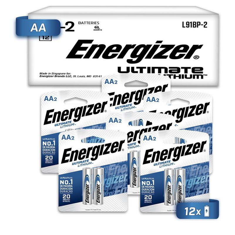 Energizer AA Blister 12 Unidades 1.5v Litio image number null