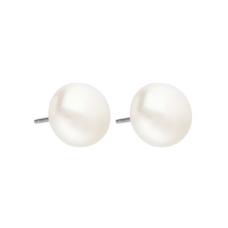 Aretes con Poste de Perla Mediana image number null