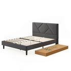 Zinus Judy | Base De Cama Queen Con Cabecera Y Tapiz