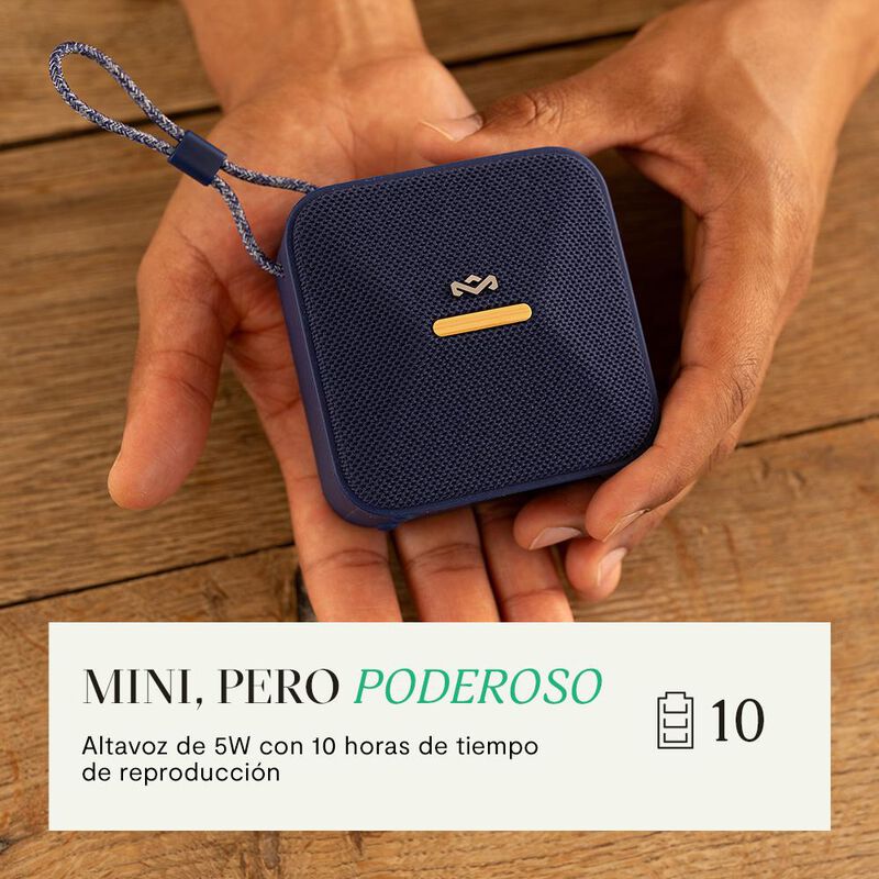 Bocina Port&aacute;til Rise Up Blue The House of Marle... image number null