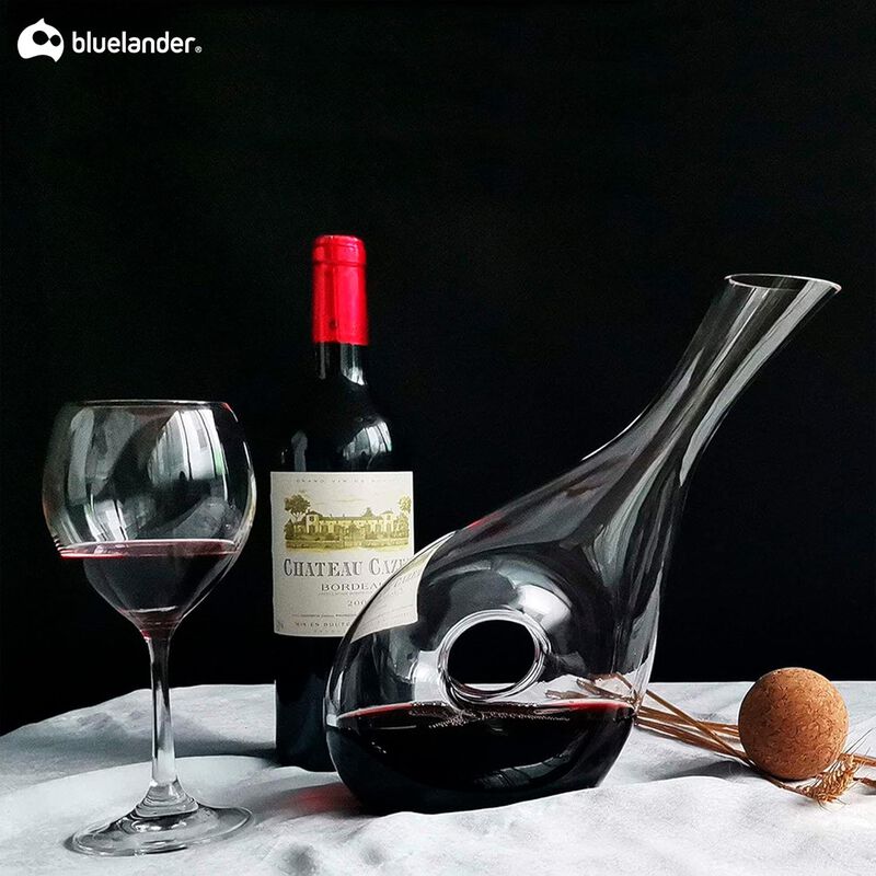 Decantador de Cristal para Vino Bluelander image number null