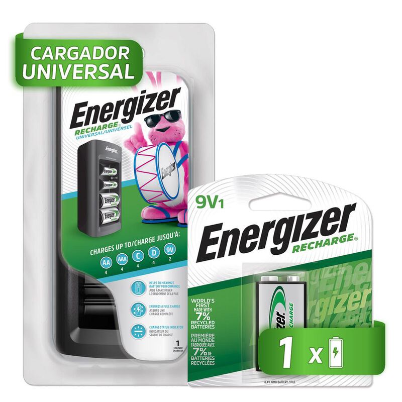 Cargador Universal De Pilas Energizer + 1 Pila ... image number null