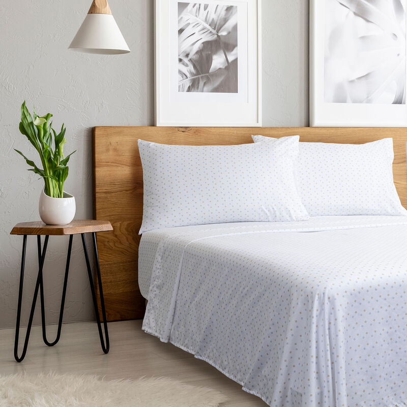 Juego de S&aacute;banas Individual Elliot Beige image number null