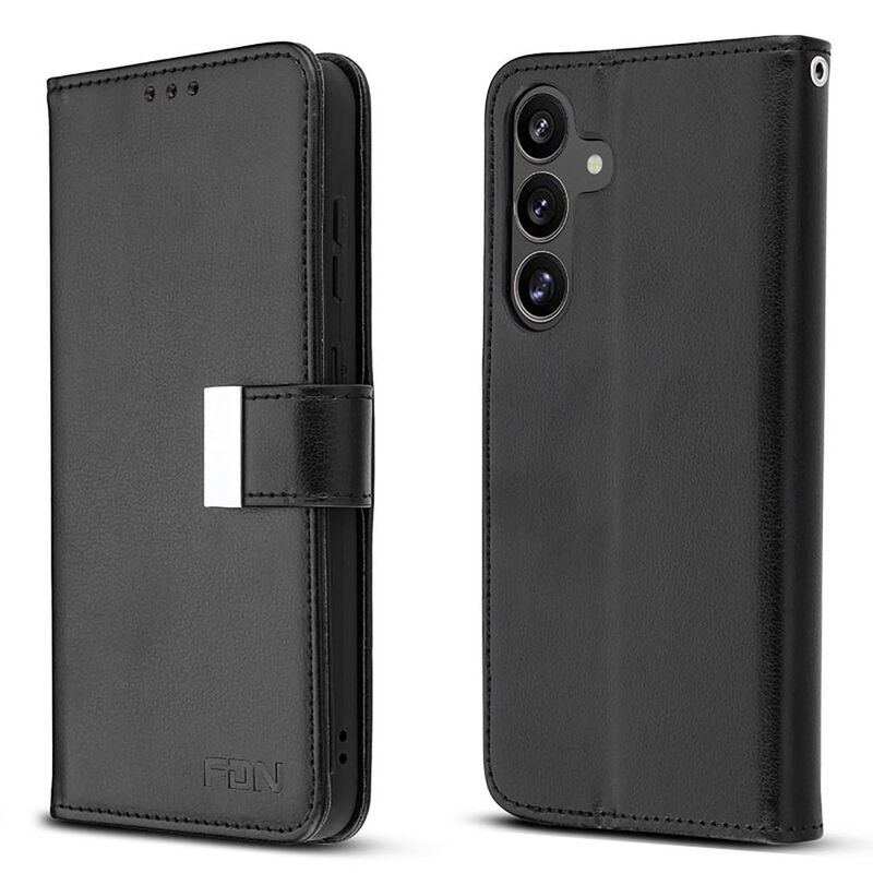 Funda FDN Cartera para Samsung S25 PLUS Negra W... image number null