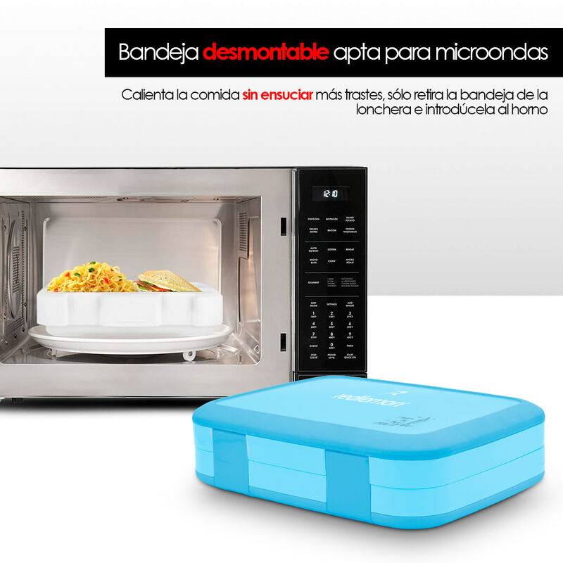 Lonchera para Ni&ntilde;os Bento Box de 5 Divisiones d... image number null