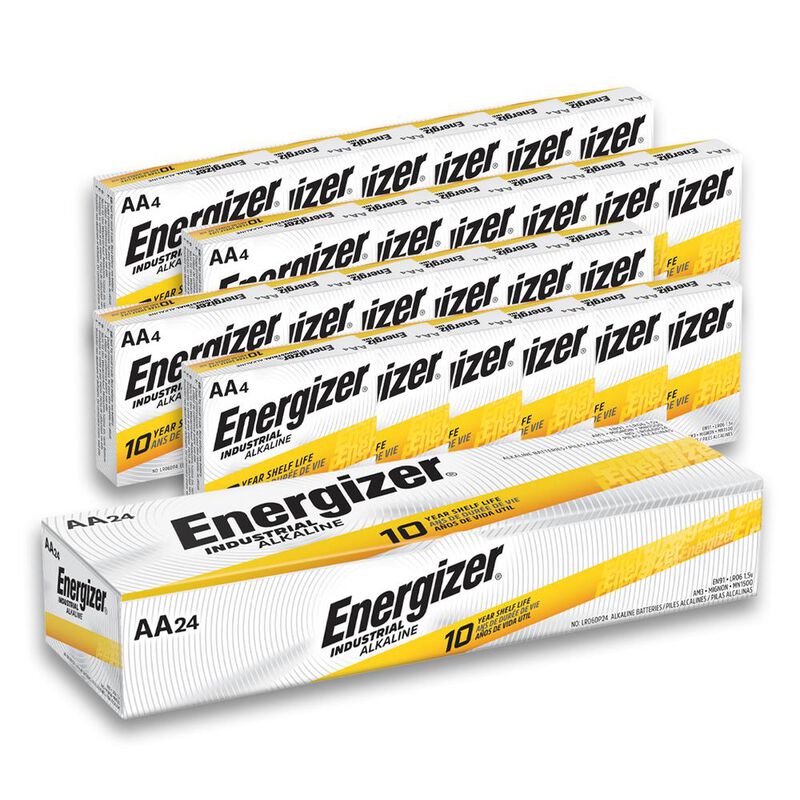 PILA ENERGIZER INDUSTRIAL ALCALINA AA 96 UNIDAD... image number null