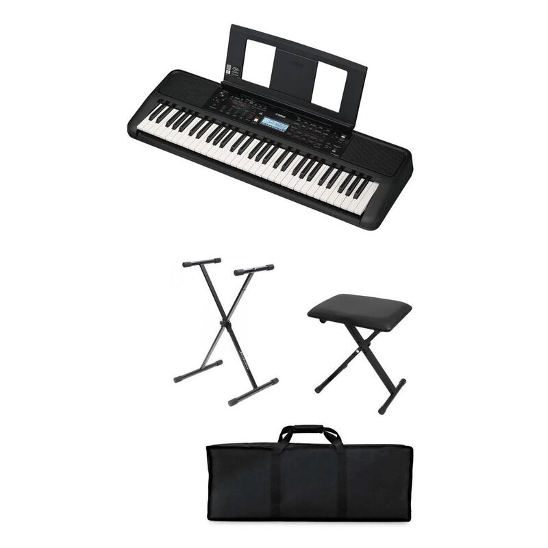 Yamaha PSR-E383 Teclado Digital 61 Teclas Funda... image number null