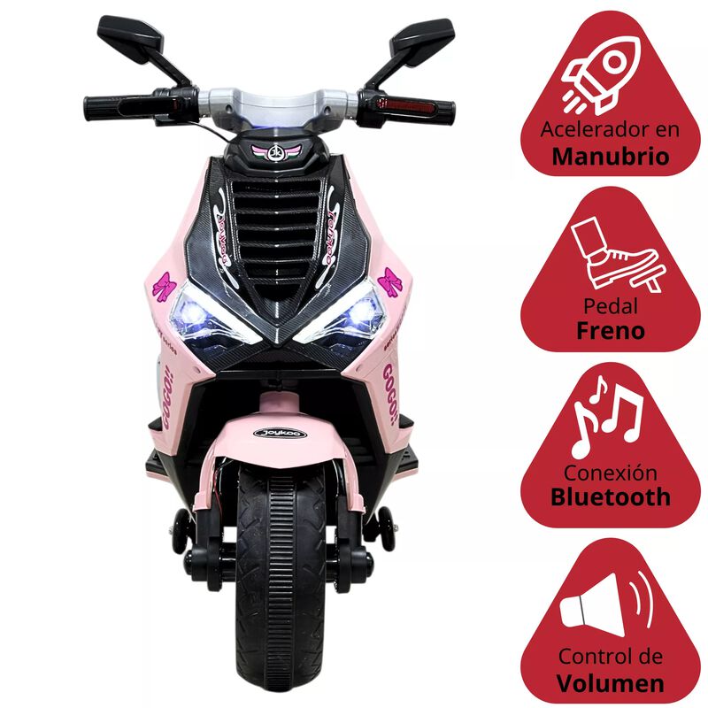 Motocicleta El&eacute;ctrica Montable Para Ni&ntilde;os Luces... image number null