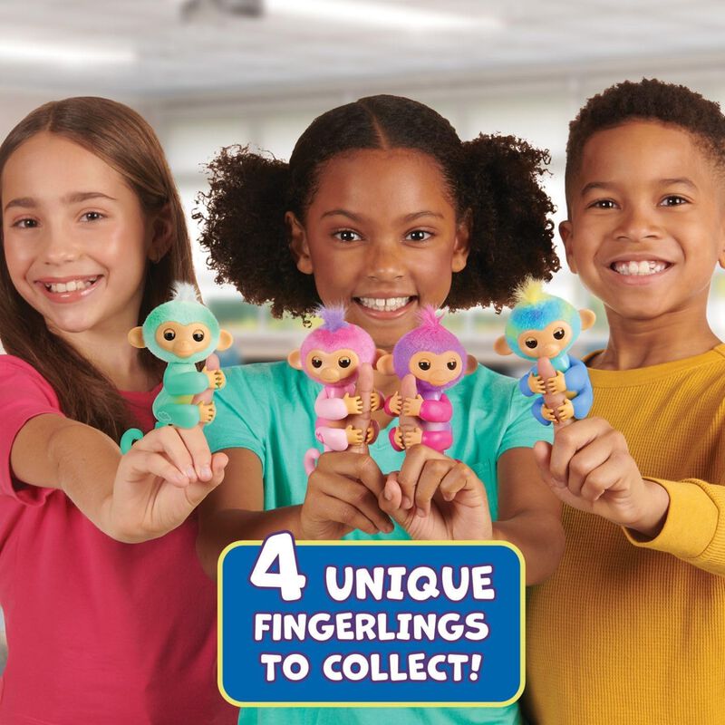 Toy Fingerlings Interactive, Beb&eacute; Mono Y Unicor... image number null