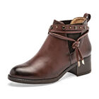 Lady One Botín para mujer café