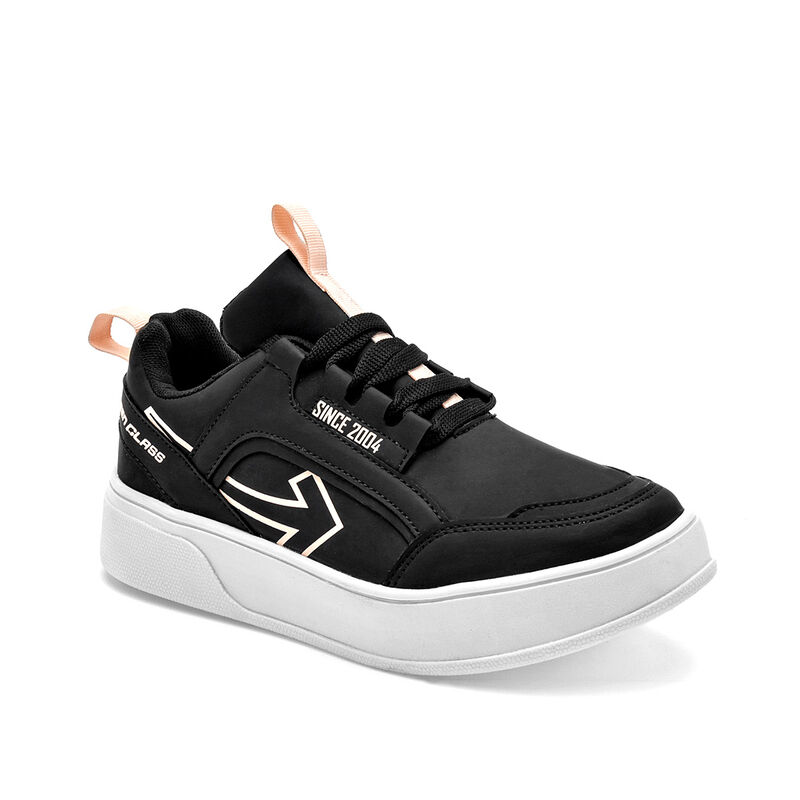 Been Class Tenis urbano para mujer negro rosa image number null