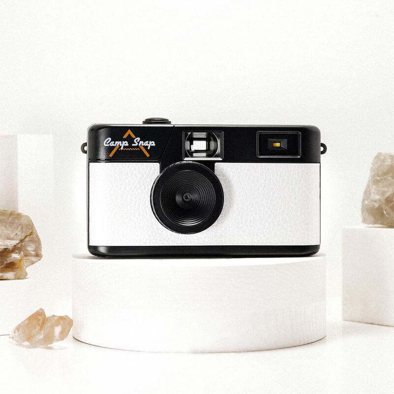 C&aacute;mara Estilo Retro Camp Snap Blanco image number null
