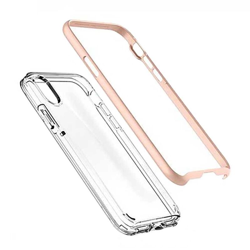 Funda SPIGEN para iPhone X y Xs Neo Hybrid Rose... image number null