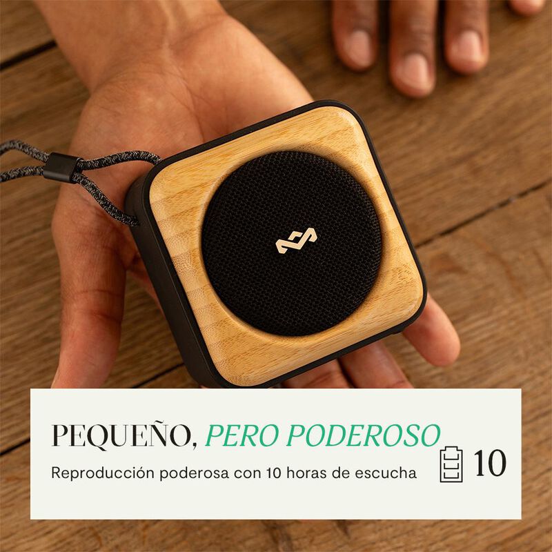 Bocina Port&aacute;til Roots Signature Black The House... image number null