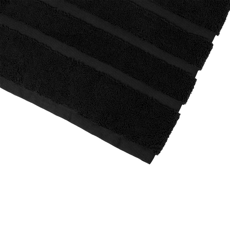 Toalla Twist Ba&ntilde;o 90x150cm Negro image number null