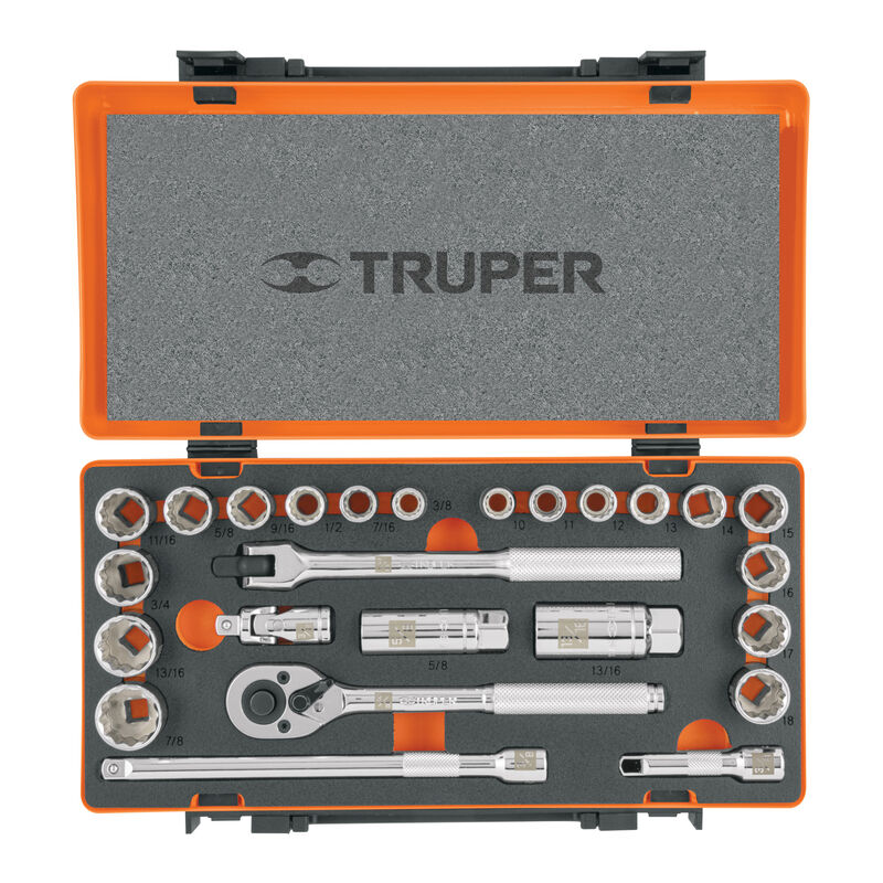 Juego de 25 Herramientas Cuadro 3/8' Std y Mm p... image number null