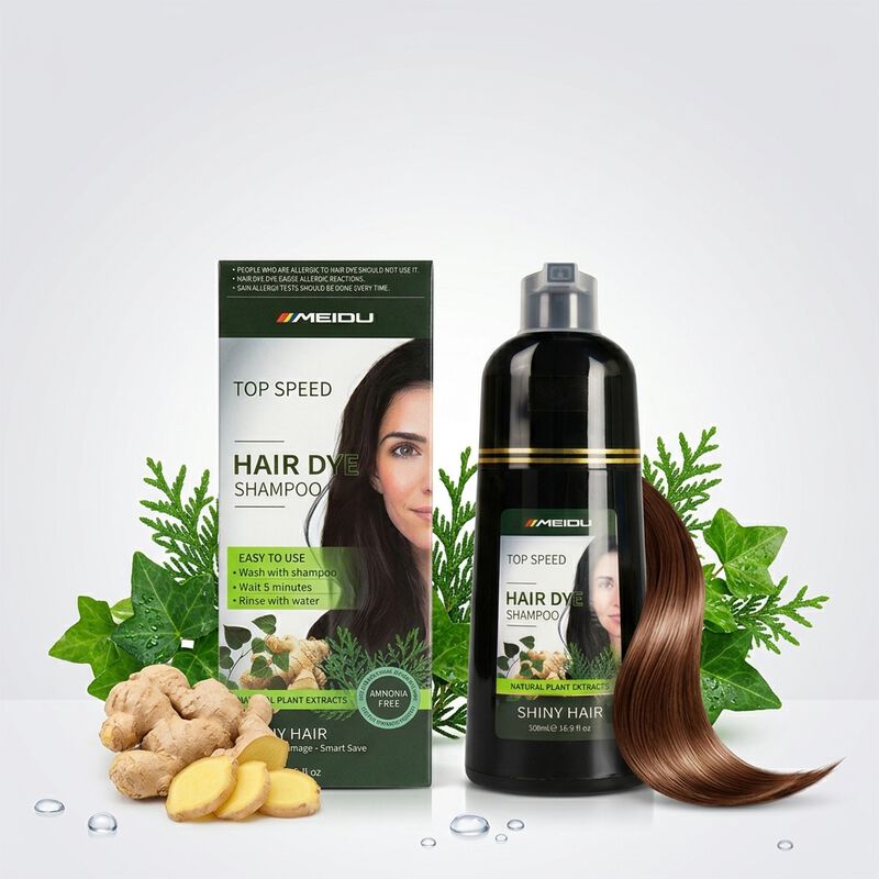 Pack 2 Shampoo Tinte Cubre Canas Jengibre 500ml... image number null