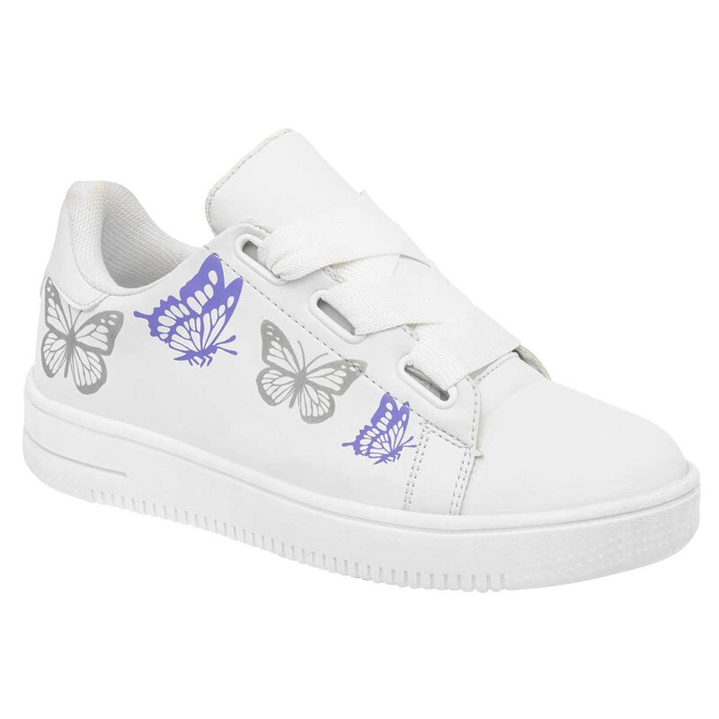 Moramora Tenis urbano para mujer blanco lila gr... image number null