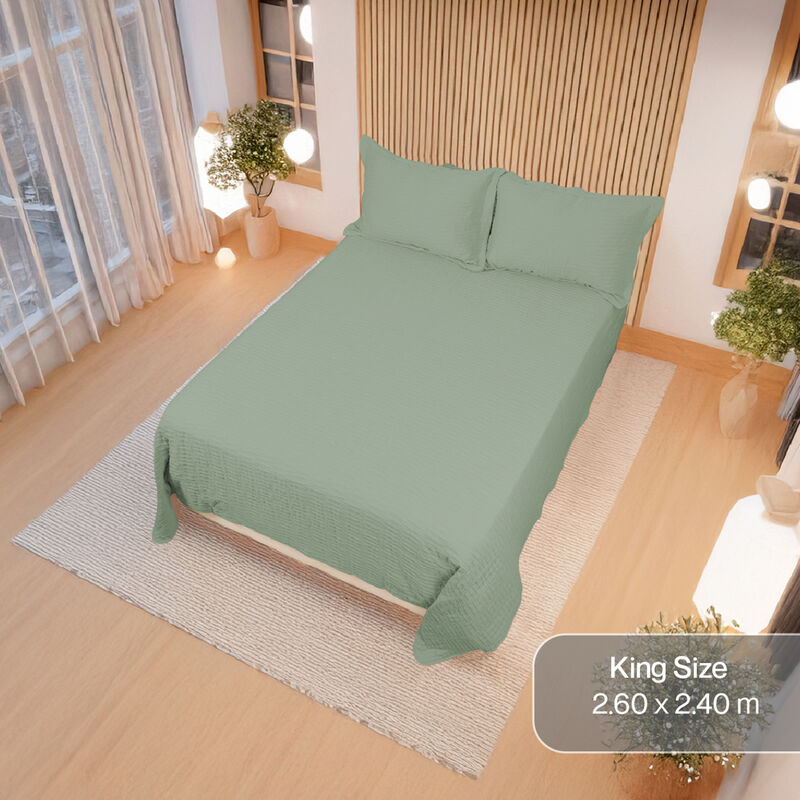 Edred&oacute;n Madrid King Size Verde image number null