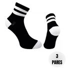 Wilson 3 Pares de Tines largos para Hombre, Color Multicolor con Lineas ,Talla Unitalla, Afelpados