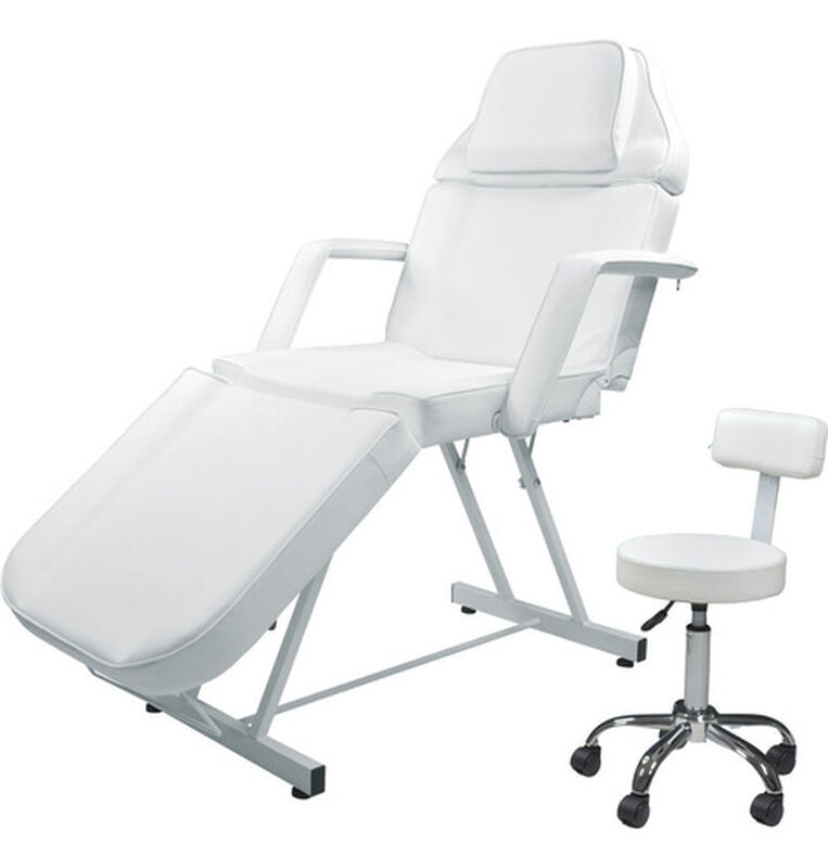 Silla Faciales Reclinable Sill&oacute;n Cama Masaje Sp... image number null
