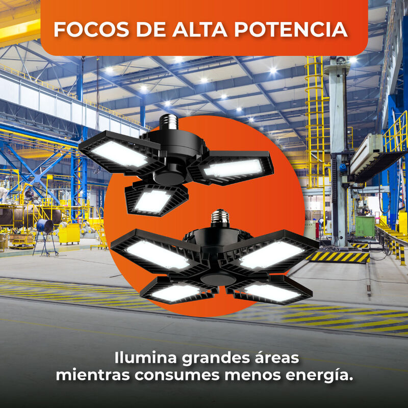 Foco LED Tipo Ventilador 80 W Alta Potencia LHB... image number null