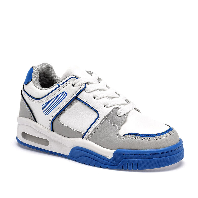 Lycht tenis para ni&ntilde;o  blanco gris azul cod 140... image number null