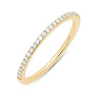 Churumbela De Oro Amarillo 14k #8 Con 16pts De Diamante