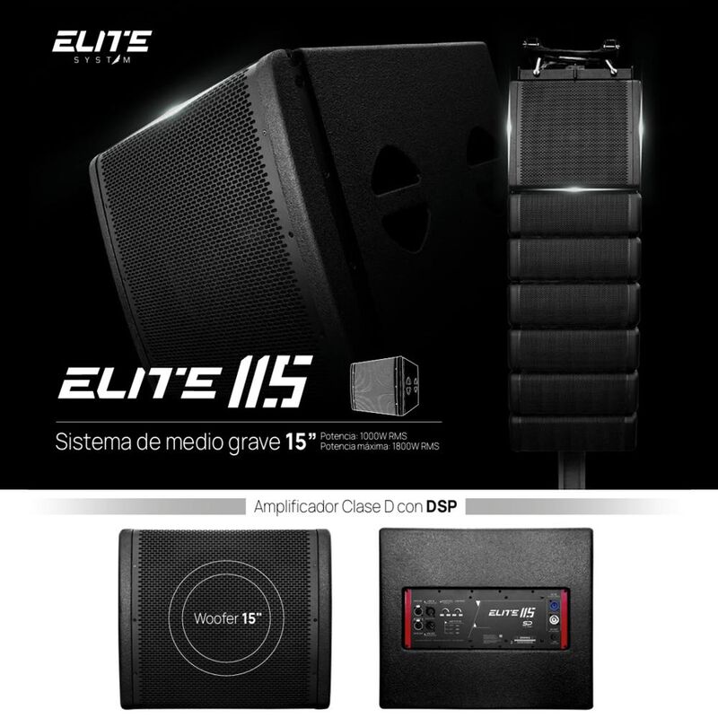 Gabinete De Medio Grave 15 StagePro ELITE-115 X... image number null